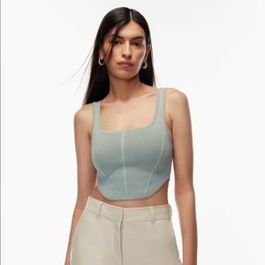 Aritzia Babaton Sculpt Knit Bustier Tank